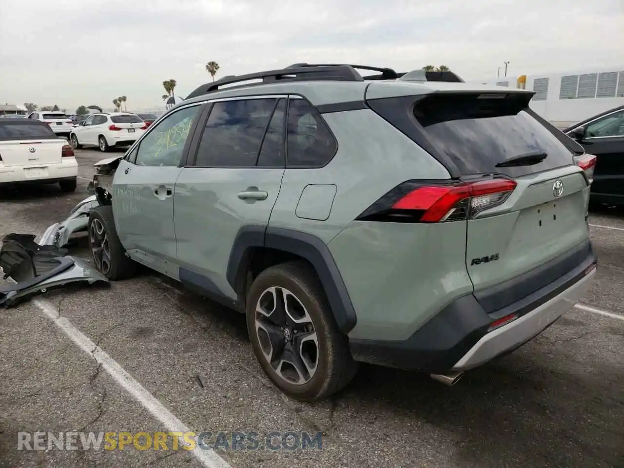3 Photograph of a damaged car 2T3J1RFV0KW007781 TOYOTA RAV4 2019
