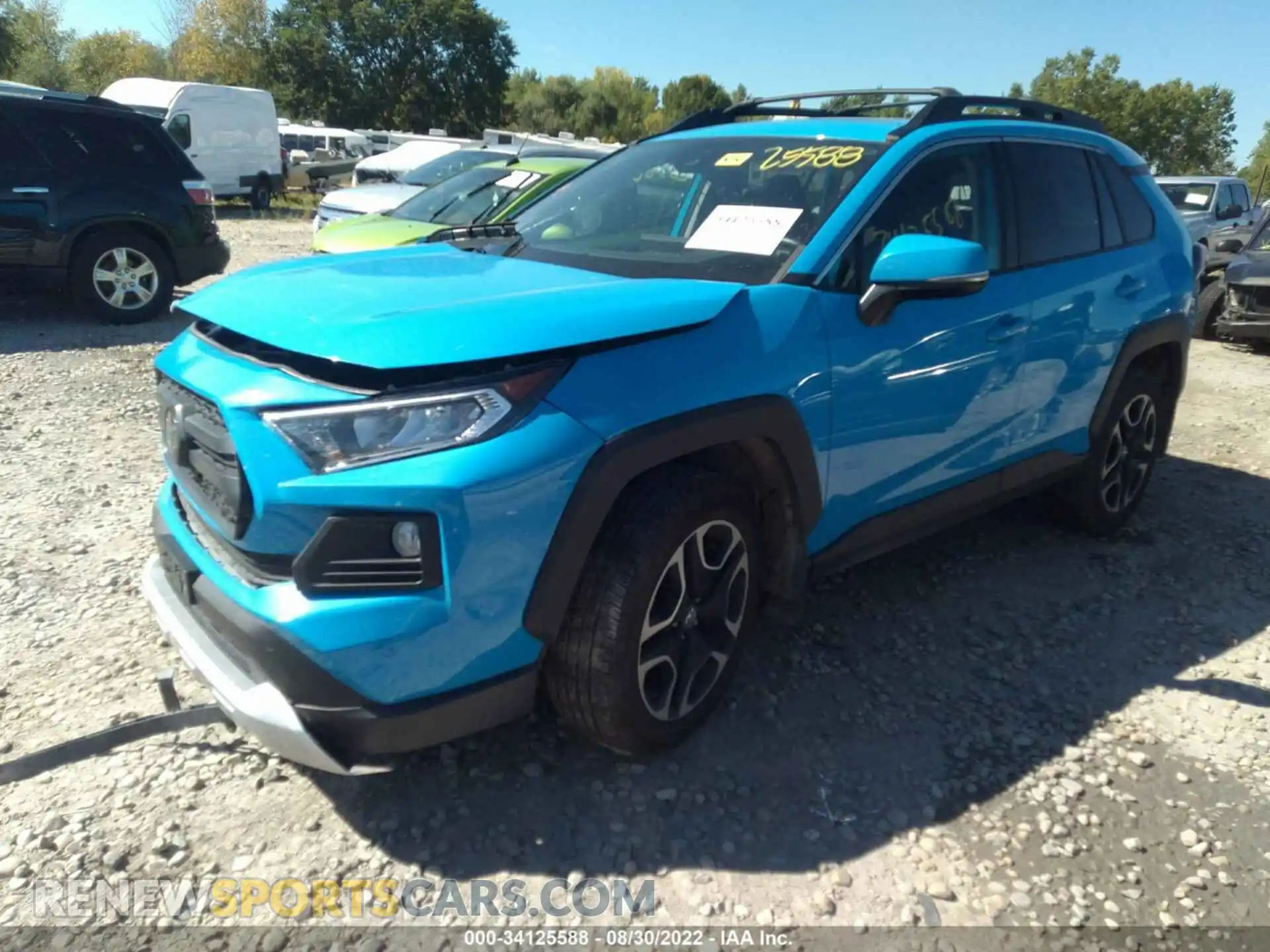 2 Photograph of a damaged car 2T3J1RFV4KW034384 TOYOTA RAV4 2019