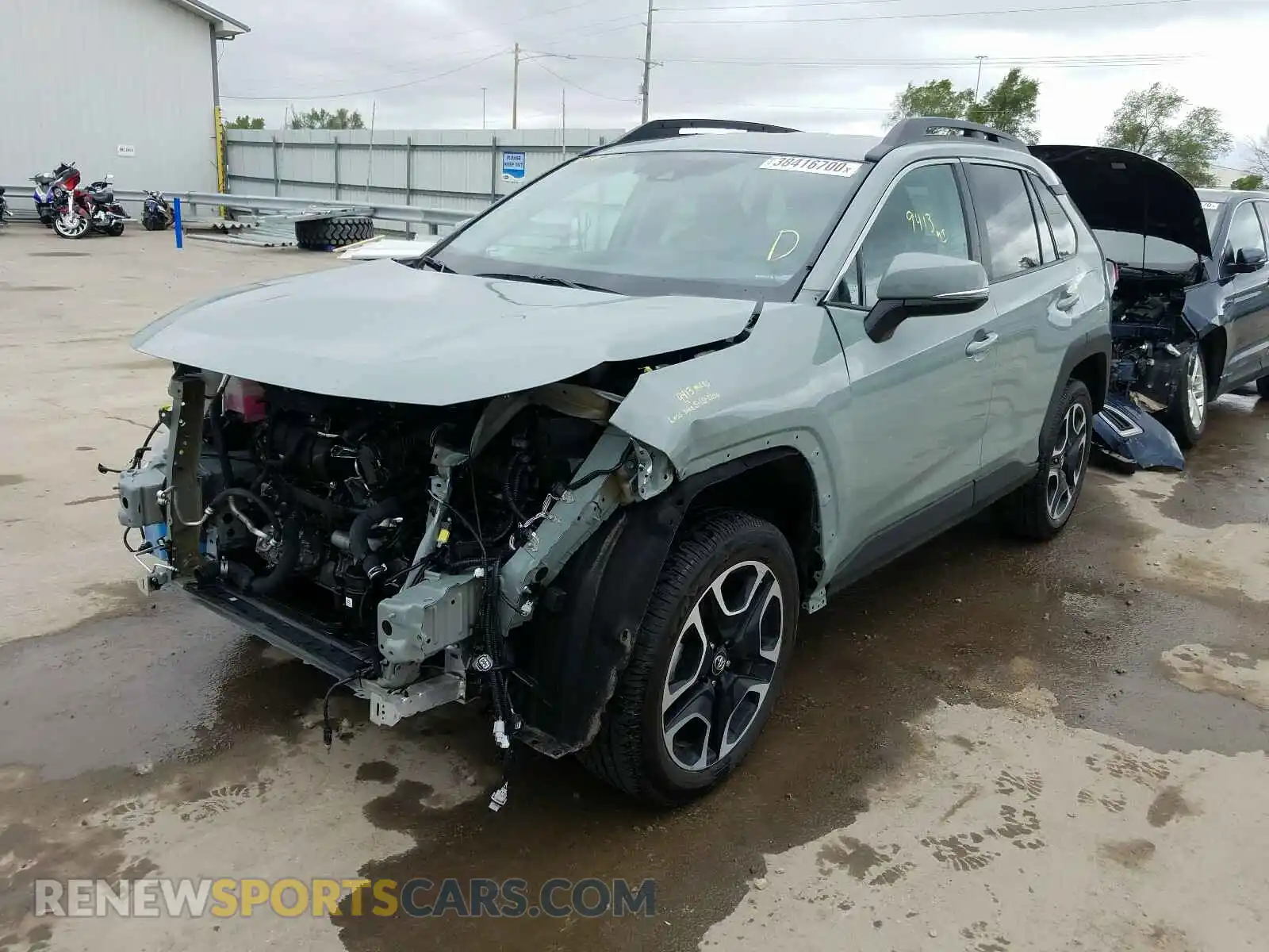 2 Photograph of a damaged car 2T3J1RFV7KC029441 TOYOTA RAV4 2019