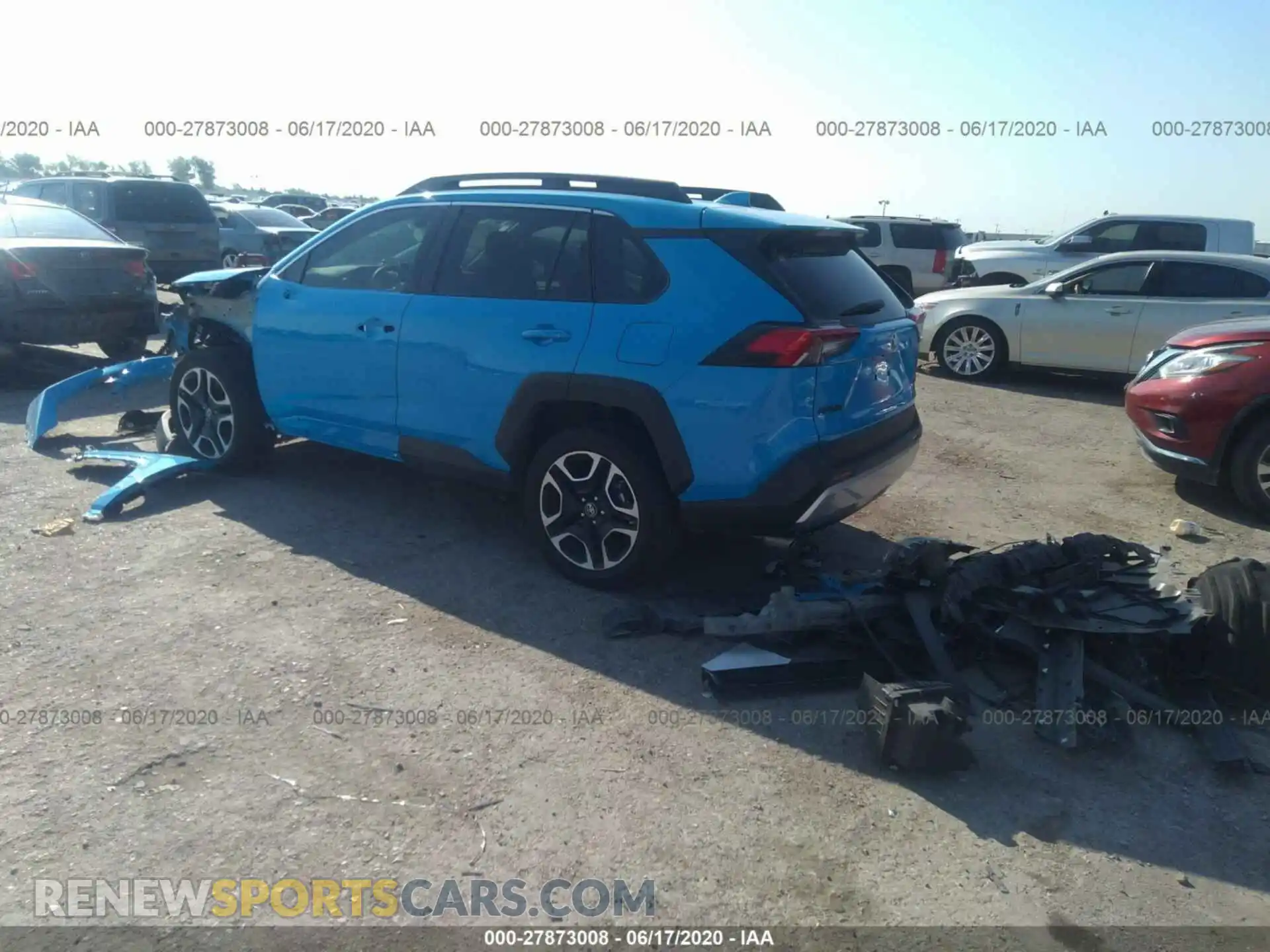 3 Photograph of a damaged car 2T3J1RFV8KC014348 TOYOTA RAV4 2019