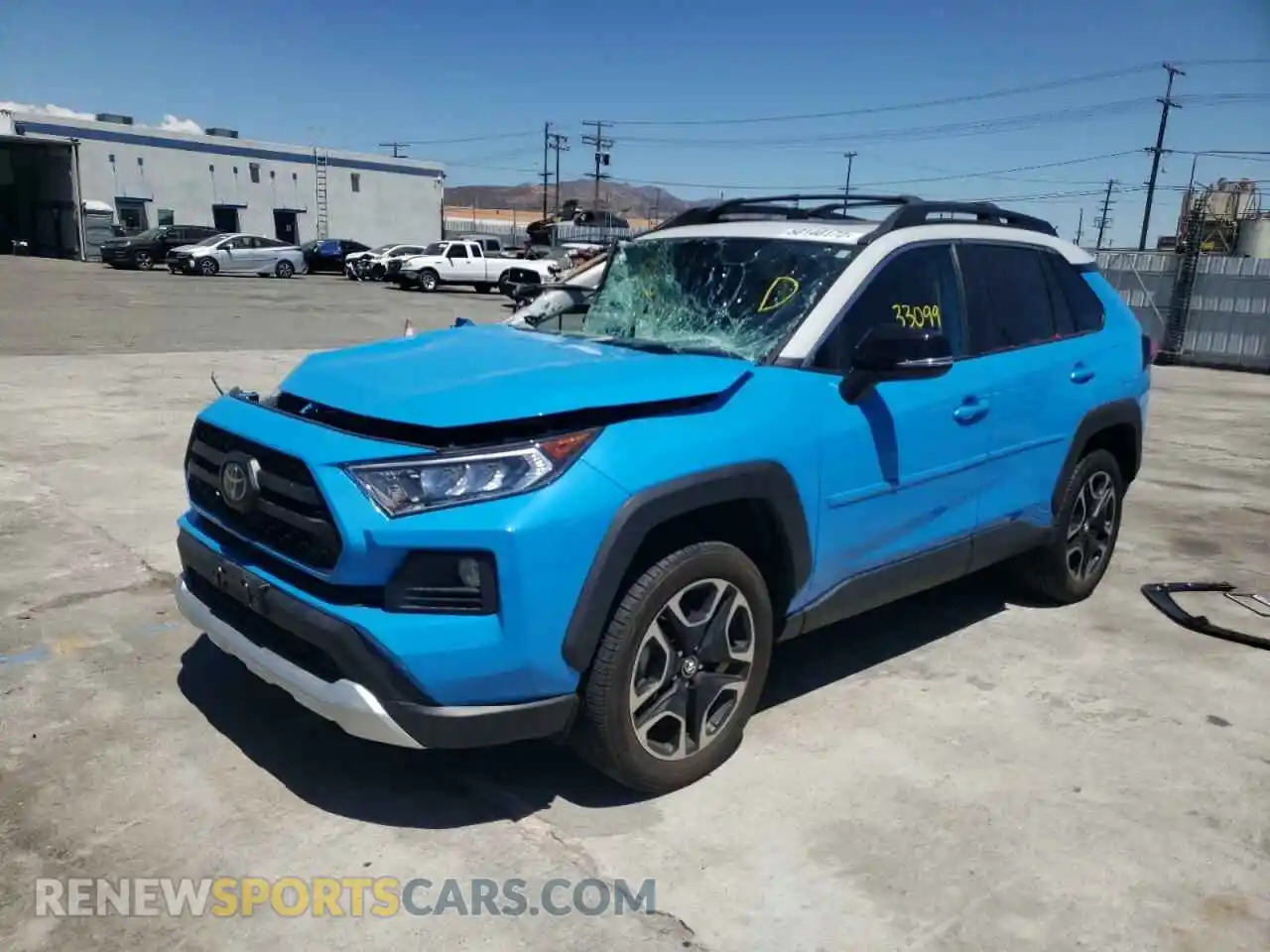 2 Photograph of a damaged car 2T3J1RFV9KC013564 TOYOTA RAV4 2019
