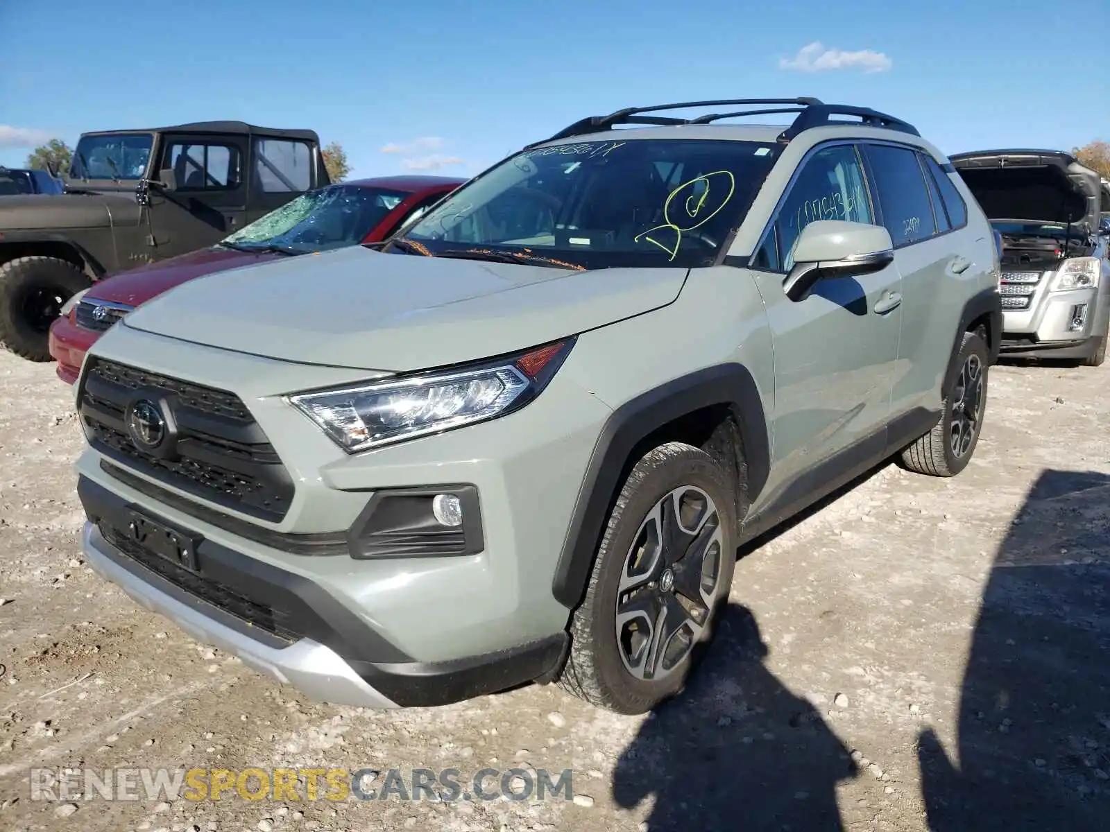 2 fotografías del automóvil dañado 2T3J1RFV9KW013076 TOYOTA RAV4 2019