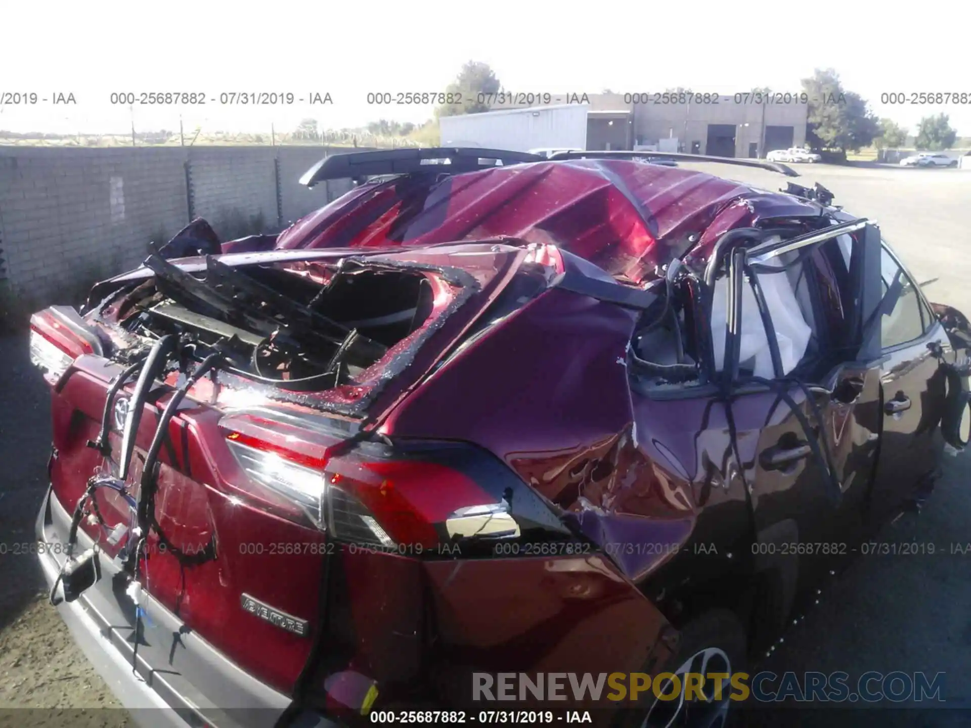 6 Photograph of a damaged car 2T3J1RFVXKW031411 TOYOTA RAV4 2019