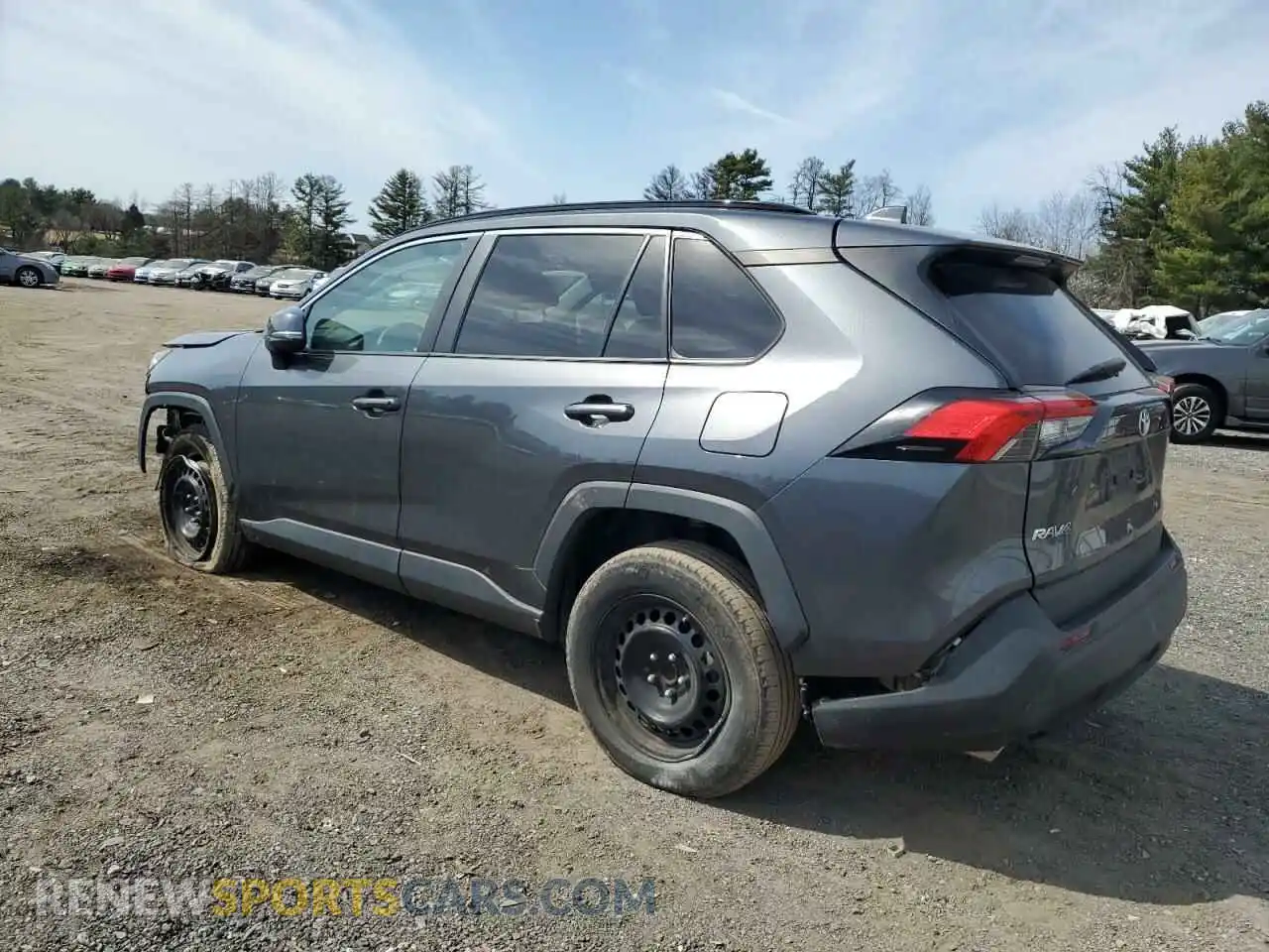 2 Photograph of a damaged car 2T3K1RFV0KC020049 TOYOTA RAV4 2019
