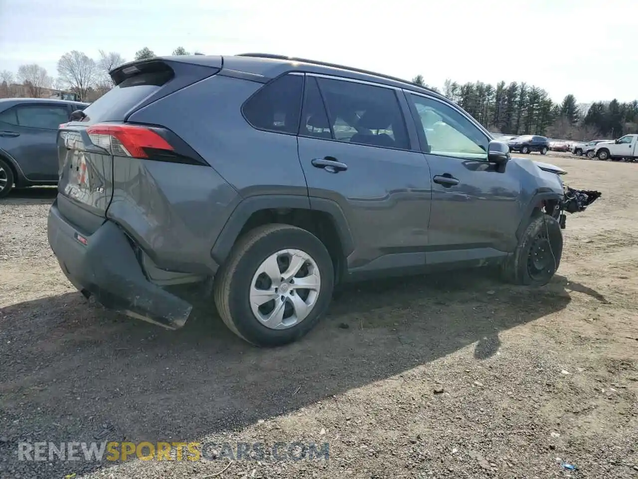 3 Photograph of a damaged car 2T3K1RFV0KC020049 TOYOTA RAV4 2019