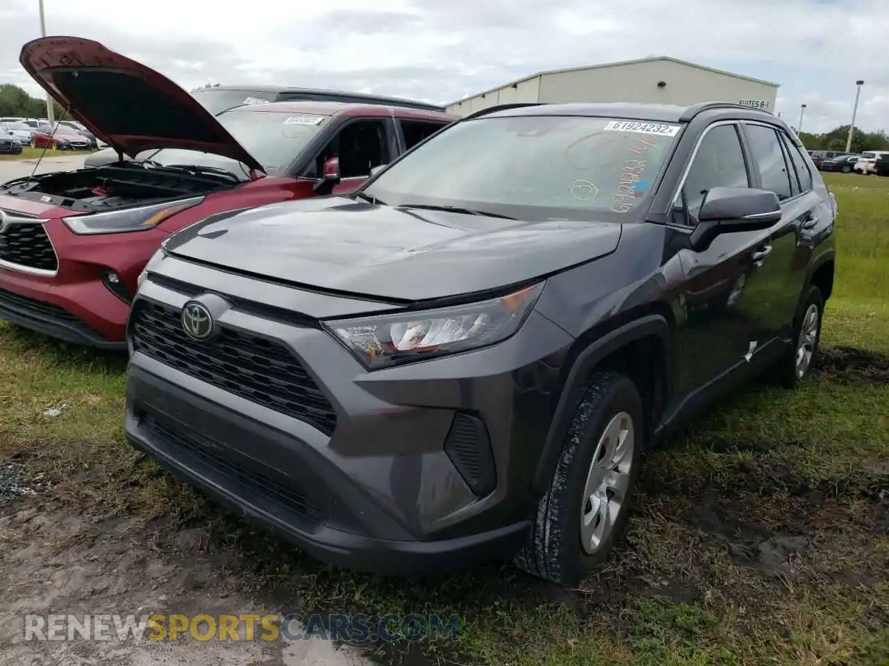 2 Photograph of a damaged car 2T3K1RFV0KC021654 TOYOTA RAV4 2019