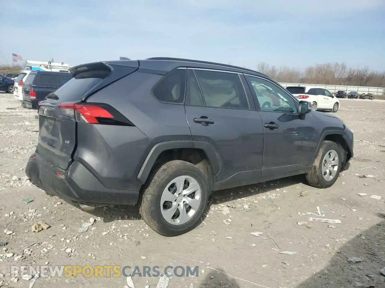 3 Photograph of a damaged car 2T3K1RFV0KW054264 TOYOTA RAV4 2019