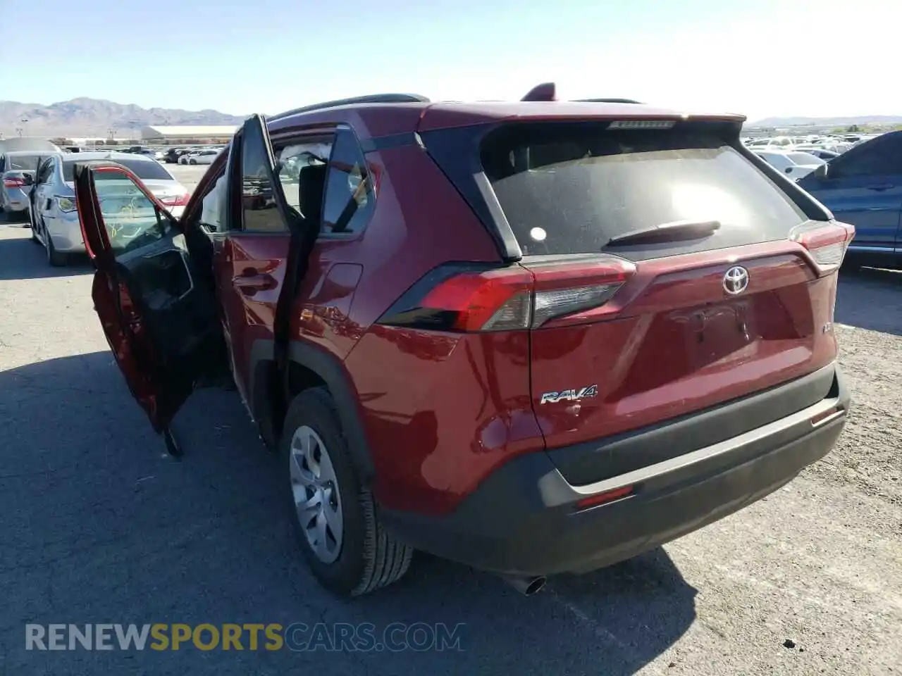 3 Photograph of a damaged car 2T3K1RFV4KC014965 TOYOTA RAV4 2019