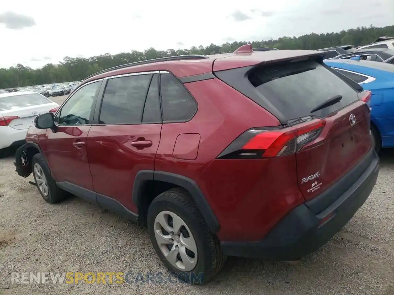 3 Photograph of a damaged car 2T3K1RFV4KC032219 TOYOTA RAV4 2019