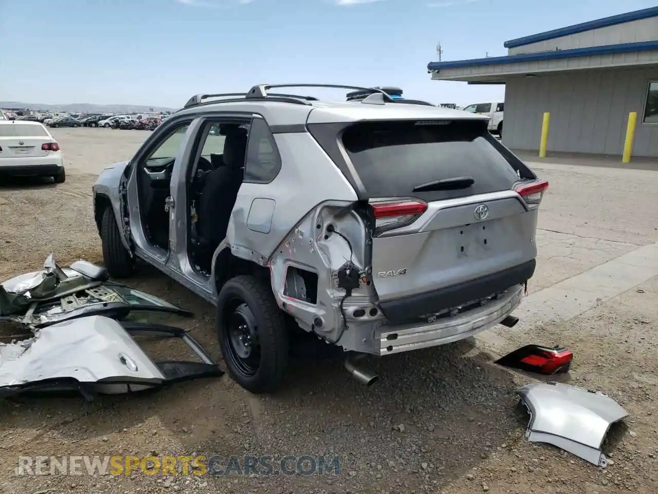 3 Photograph of a damaged car 2T3K1RFV6KW011824 TOYOTA RAV4 2019