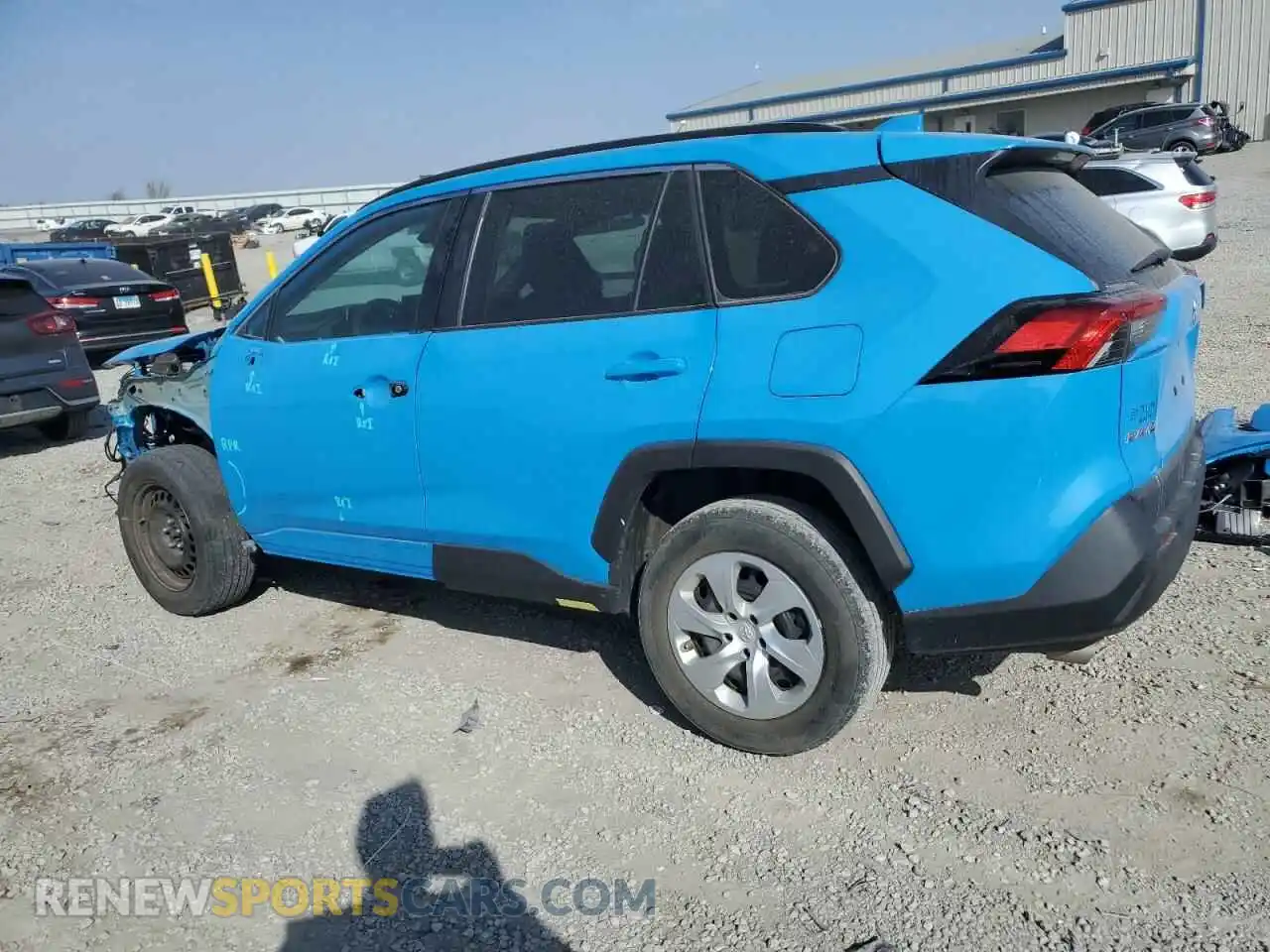 2 Photograph of a damaged car 2T3K1RFV6KW044628 TOYOTA RAV4 2019