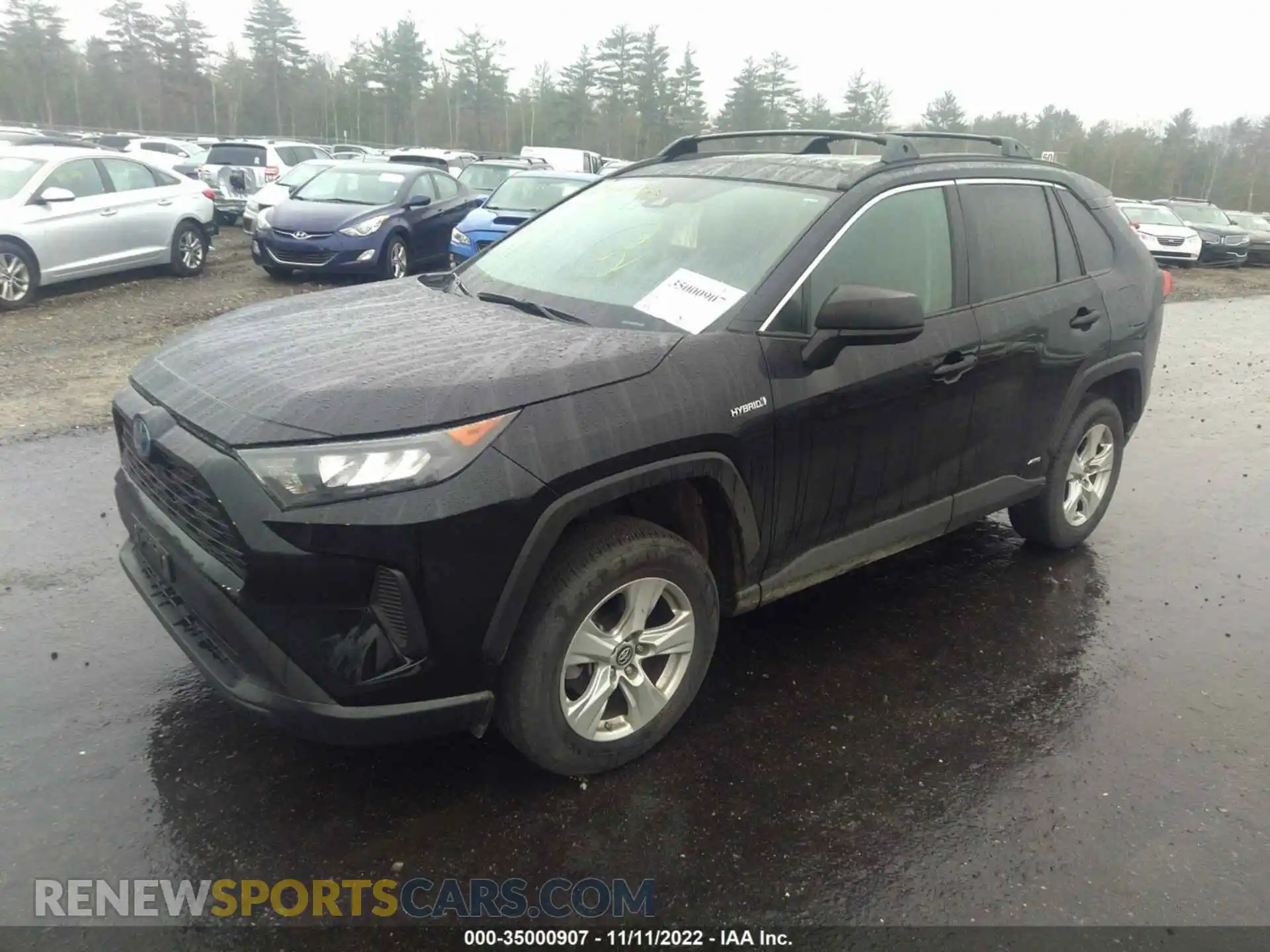 2 Photograph of a damaged car 2T3LWRFV1KW041075 TOYOTA RAV4 2019