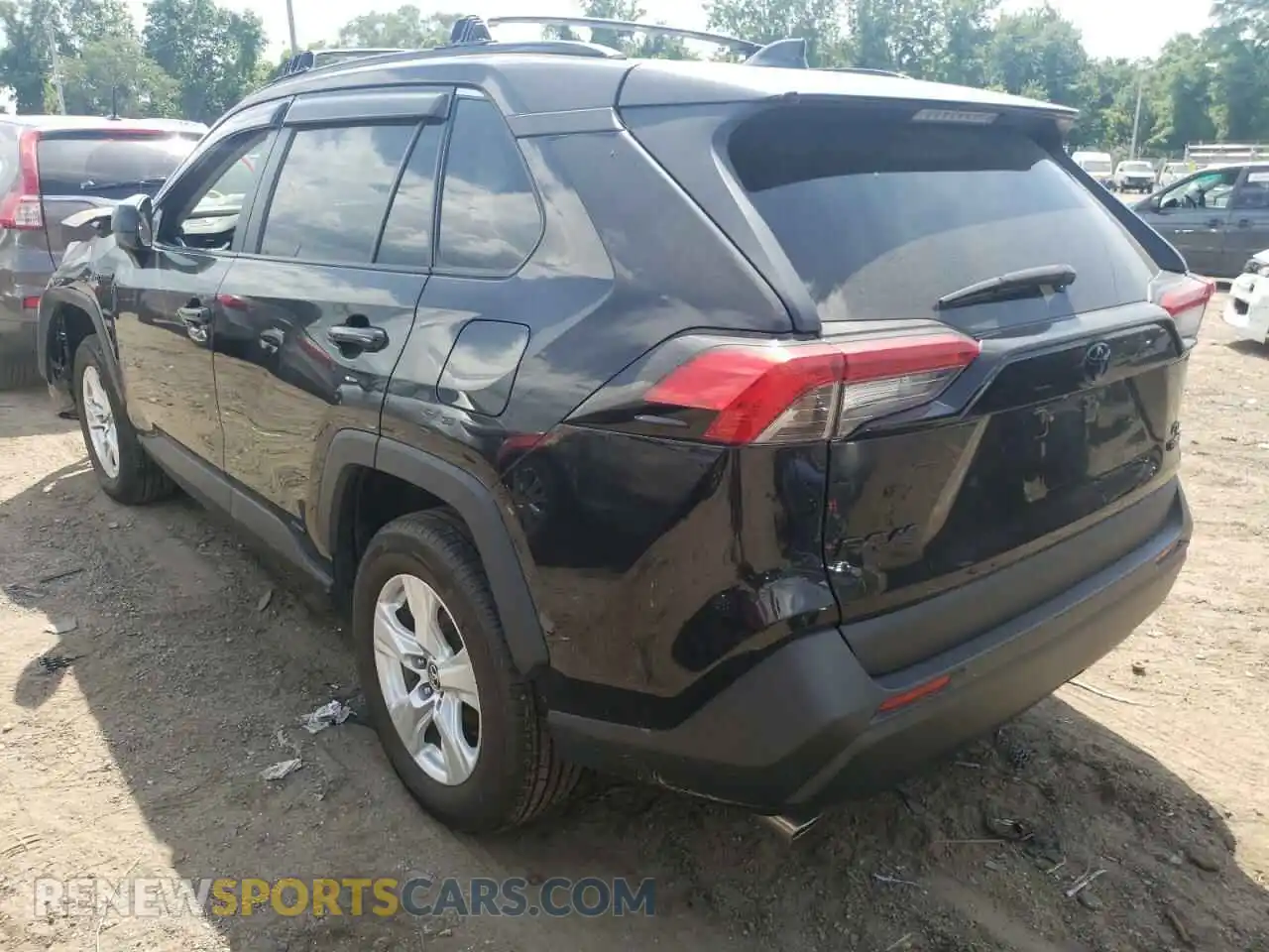 3 fotografías del automóvil dañado 2T3LWRFV2KW008473 TOYOTA RAV4 2019