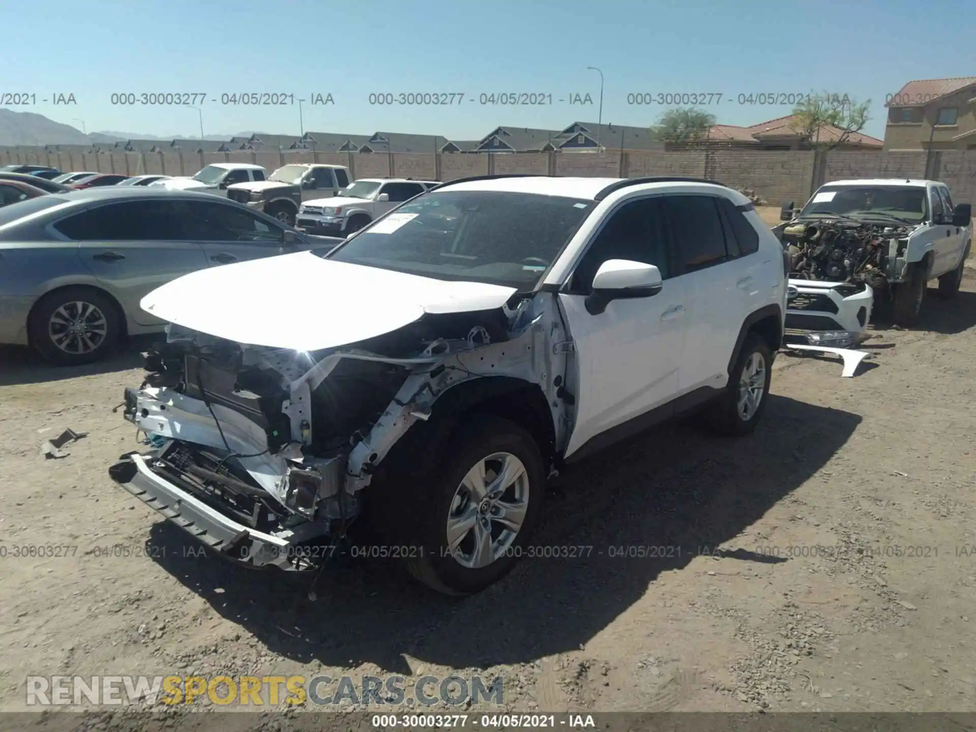 2 fotografías del automóvil dañado 2T3MWRFV0KW003972 TOYOTA RAV4 2019