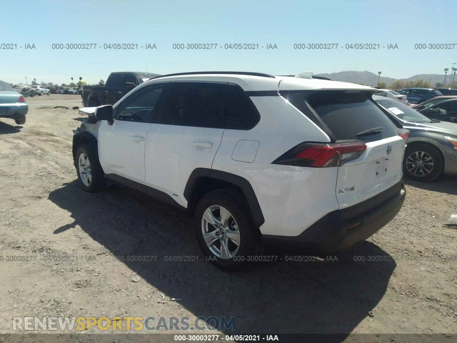 3 fotografías del automóvil dañado 2T3MWRFV0KW003972 TOYOTA RAV4 2019