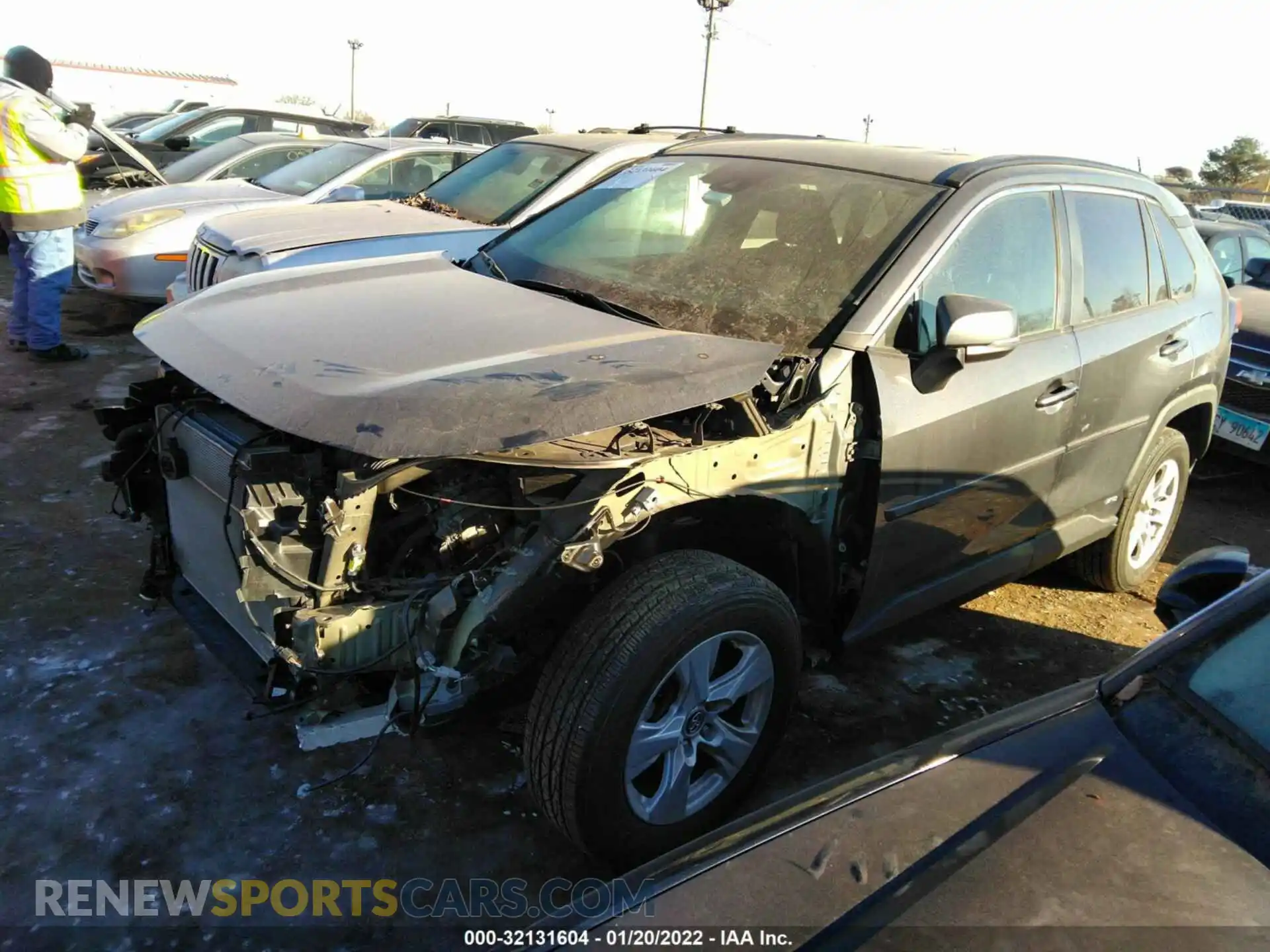 2 Photograph of a damaged car 2T3MWRFV0KW033487 TOYOTA RAV4 2019