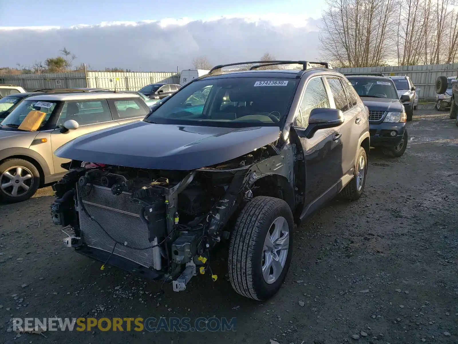 2 Photograph of a damaged car 2T3MWRFV1KW019193 TOYOTA RAV4 2019