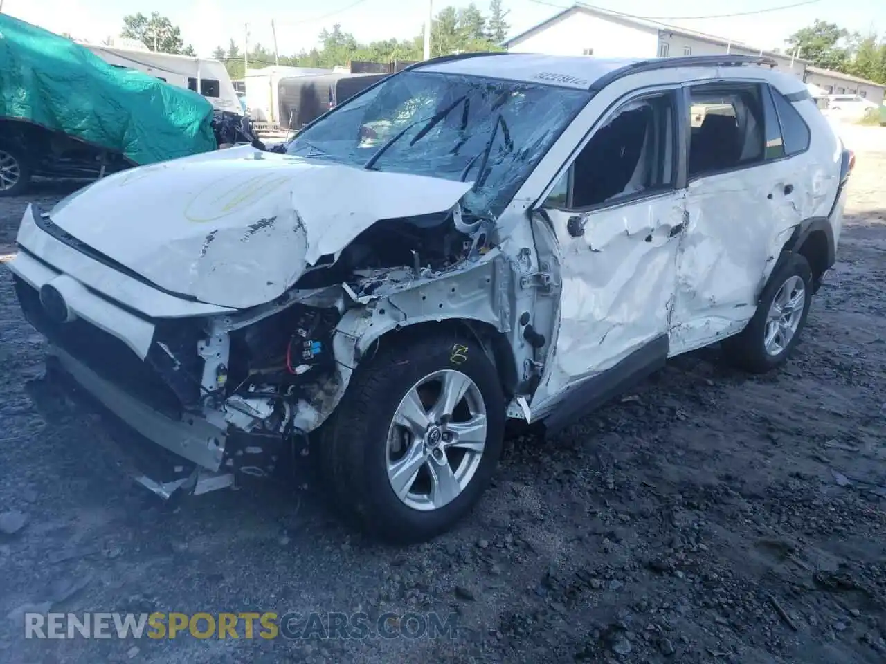 2 Photograph of a damaged car 2T3MWRFV2KW043244 TOYOTA RAV4 2019