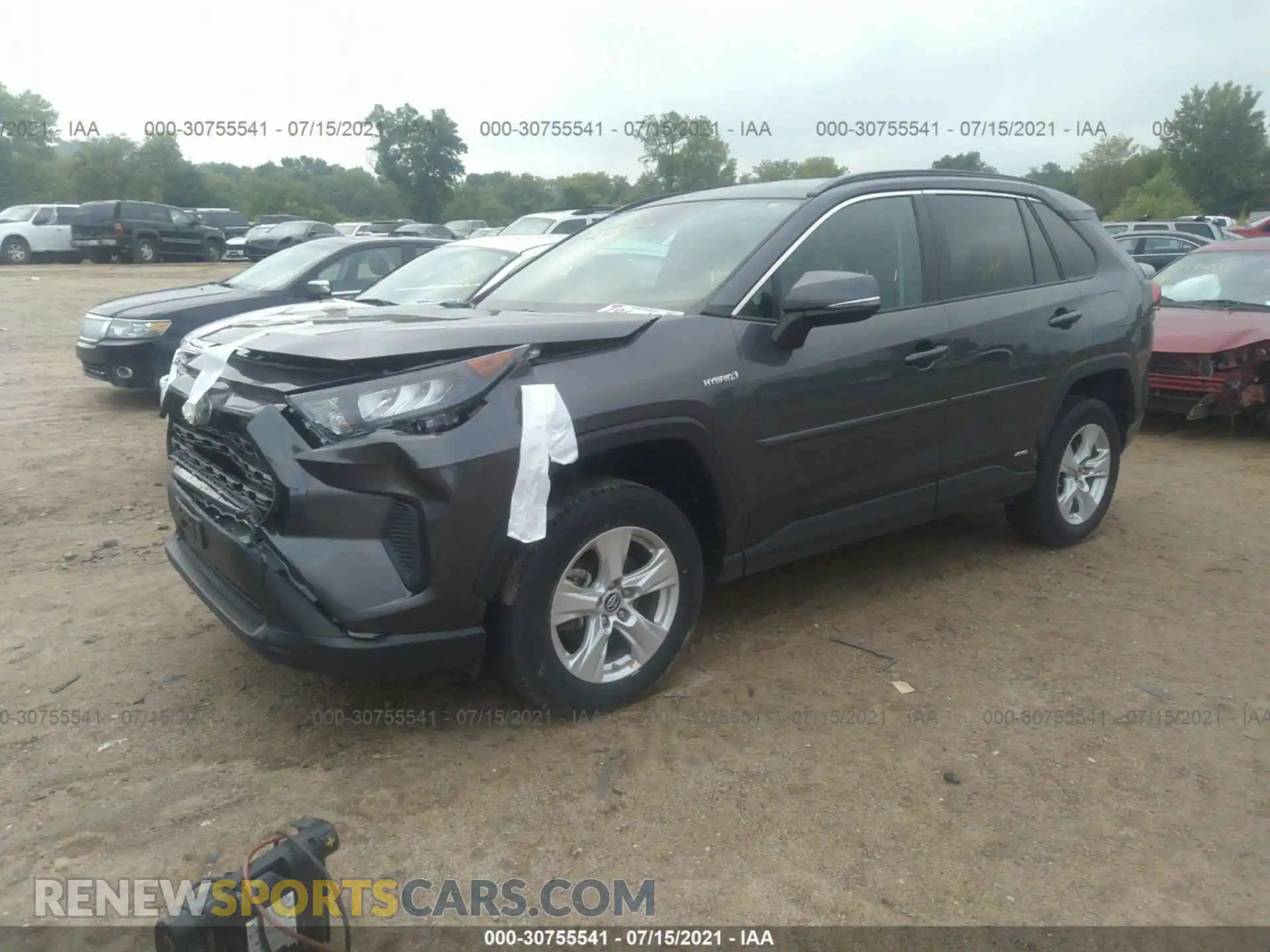2 Фотография поврежденного автомобиля 2T3MWRFV3KW025318 TOYOTA RAV4 2019