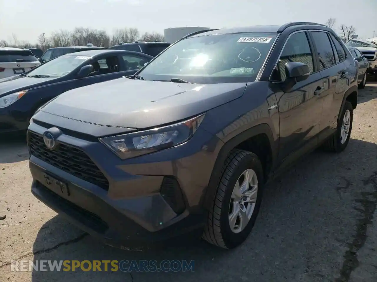 2 Photograph of a damaged car 2T3MWRFV7KW033390 TOYOTA RAV4 2019
