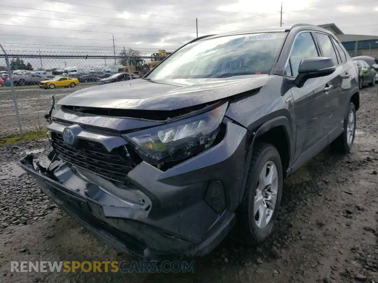 2 Photograph of a damaged car 2T3MWRFV7KW038346 TOYOTA RAV4 2019