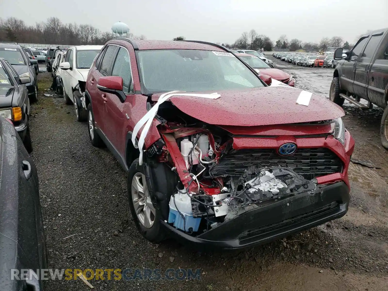 1 Photograph of a damaged car 2T3MWRFV9KW006997 TOYOTA RAV4 2019
