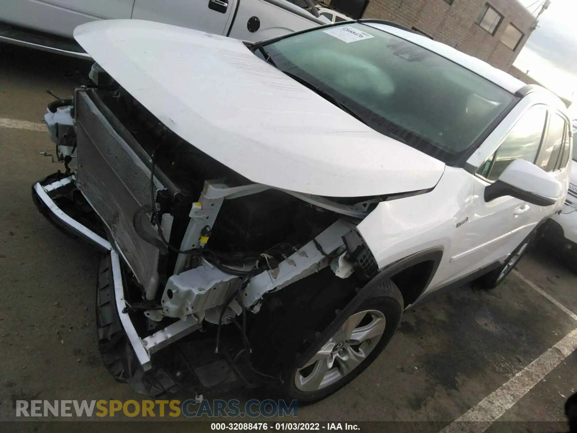 2 Photograph of a damaged car 2T3MWRFV9KW025209 TOYOTA RAV4 2019