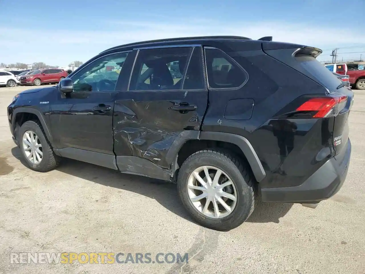 2 Photograph of a damaged car 2T3MWRFV9KW030894 TOYOTA RAV4 2019