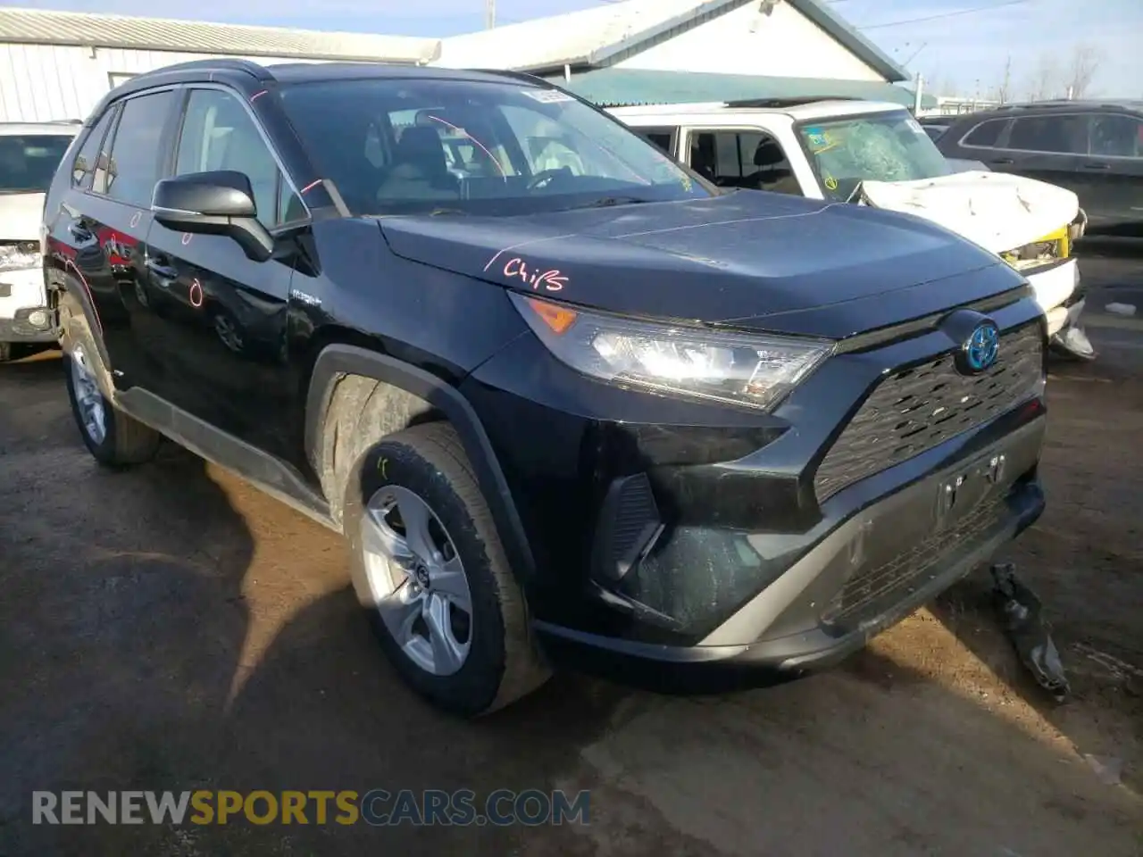 1 Photograph of a damaged car 2T3MWRFVXKW006202 TOYOTA RAV4 2019