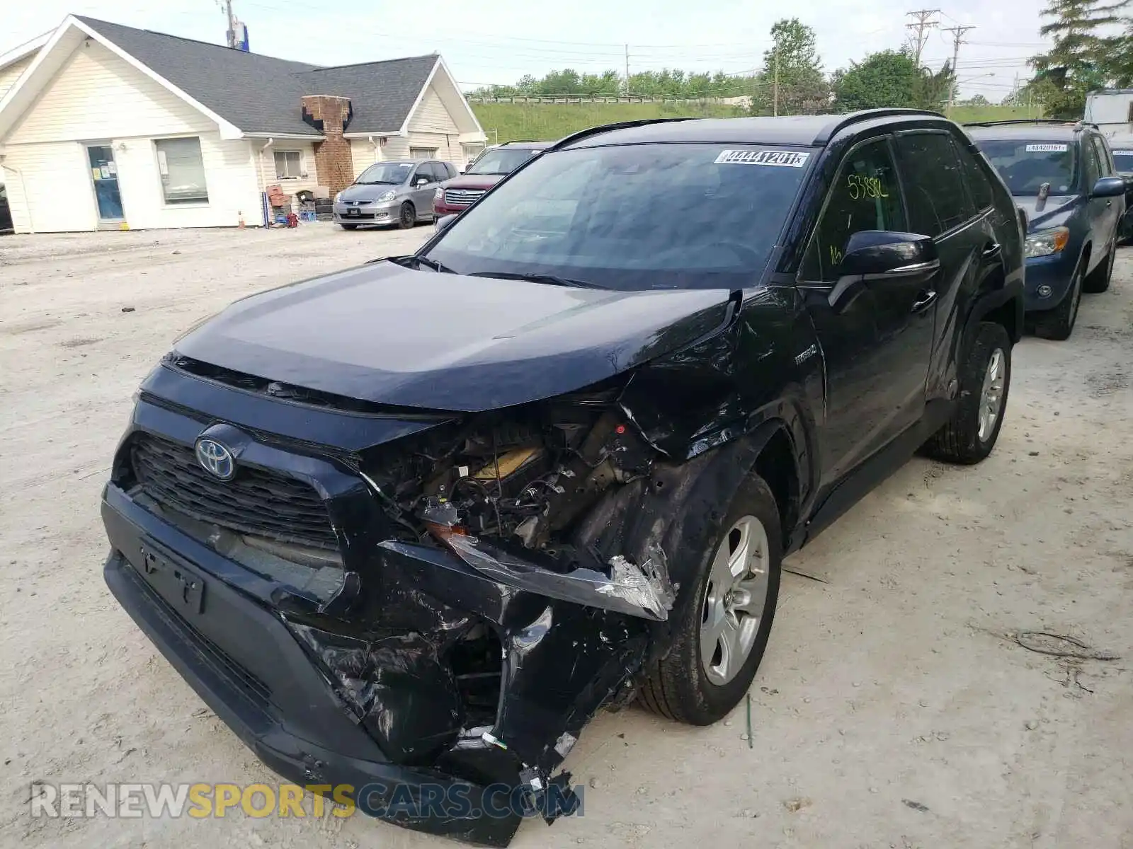 2 Photograph of a damaged car 2T3MWRFVXKW025249 TOYOTA RAV4 2019