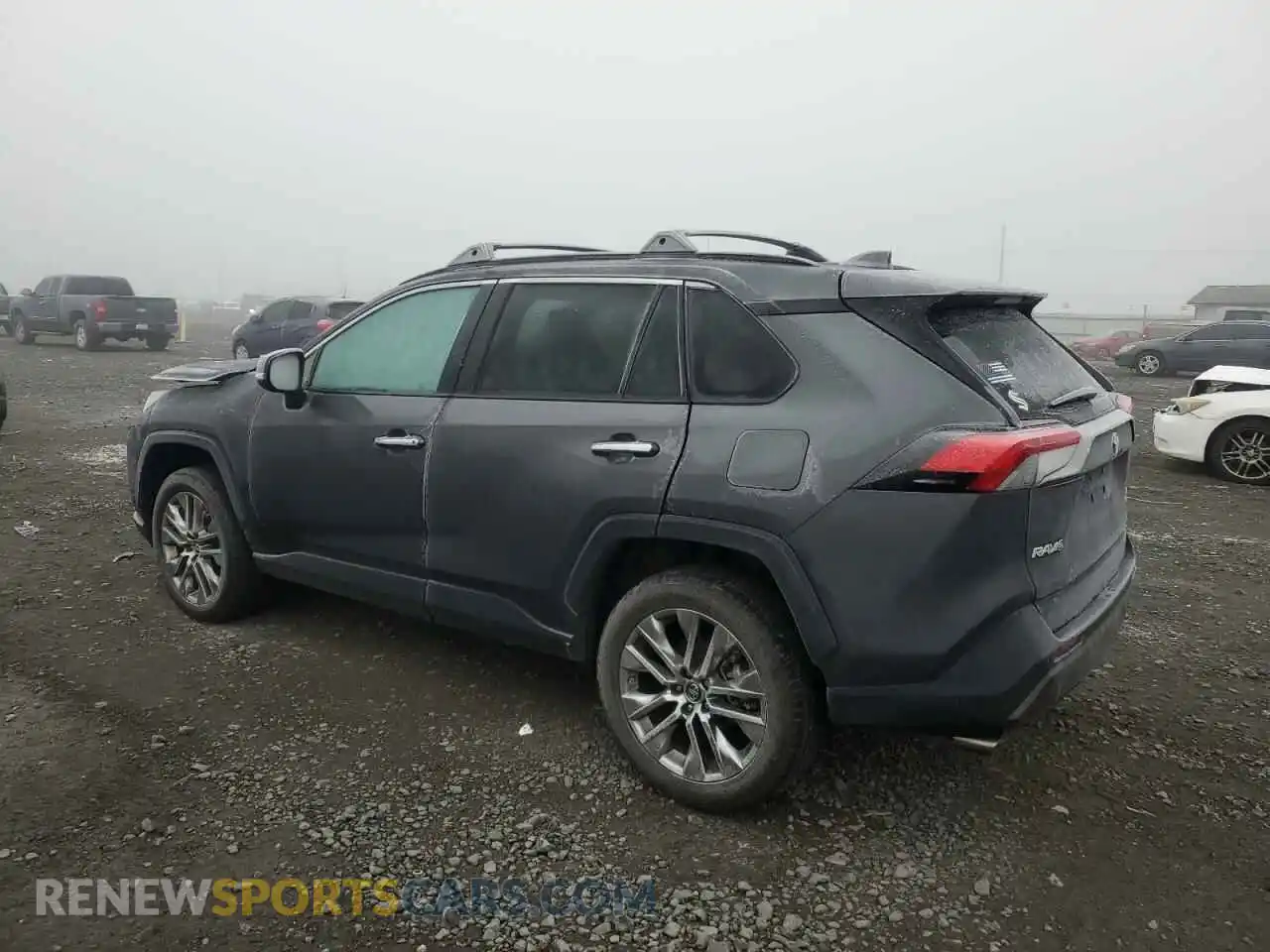 2 fotografías del automóvil dañado 2T3N1RFV2KC018185 TOYOTA RAV4 2019