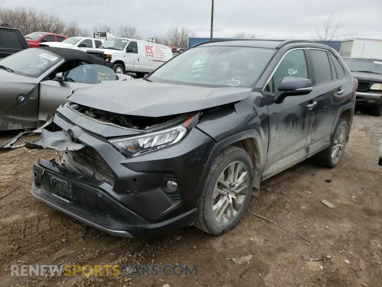 2 Photograph of a damaged car 2T3N1RFV3KC015697 TOYOTA RAV4 2019