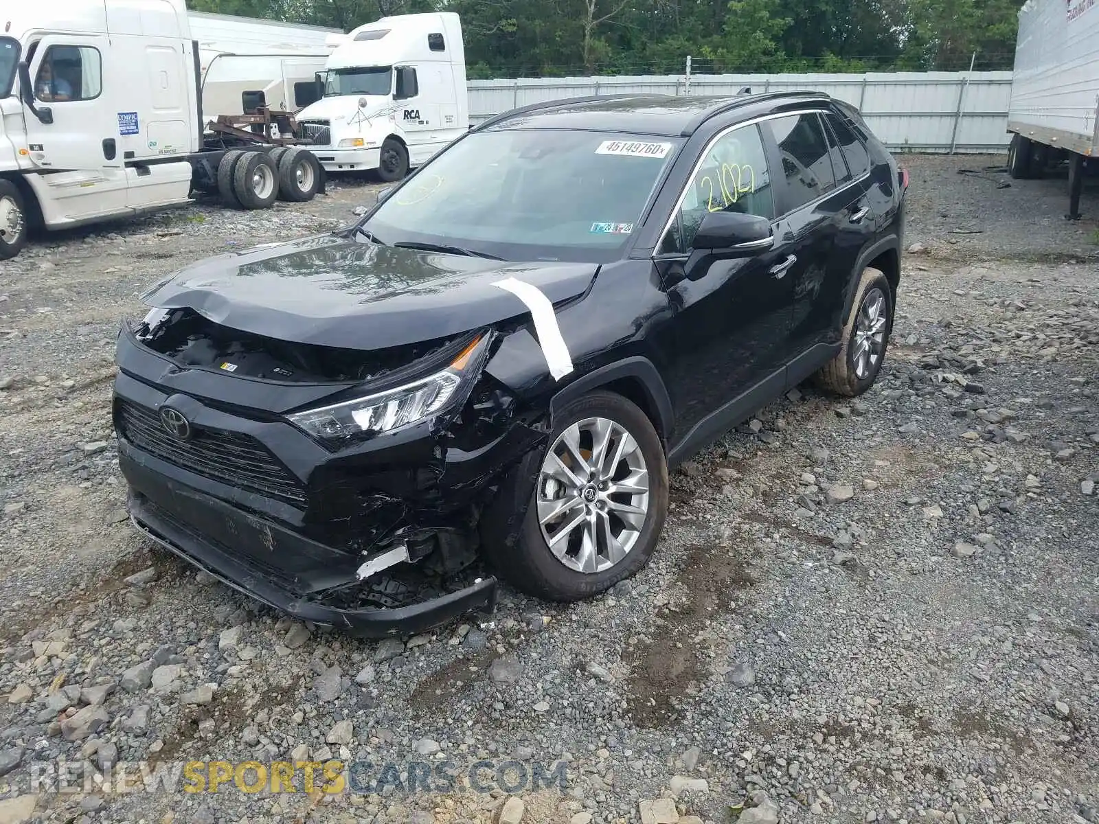 2 Photograph of a damaged car 2T3N1RFV4KC038700 TOYOTA RAV4 2019