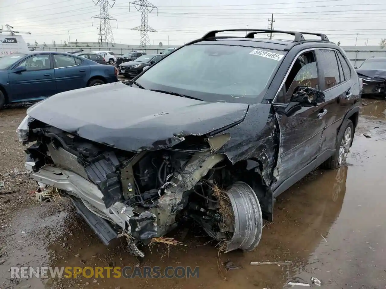 2 Photograph of a damaged car 2T3N1RFV7KW075075 TOYOTA RAV4 2019