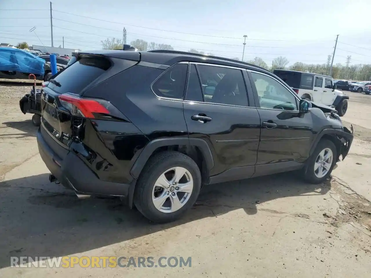 3 Photograph of a damaged car 2T3P1RFV0KC002169 TOYOTA RAV4 2019