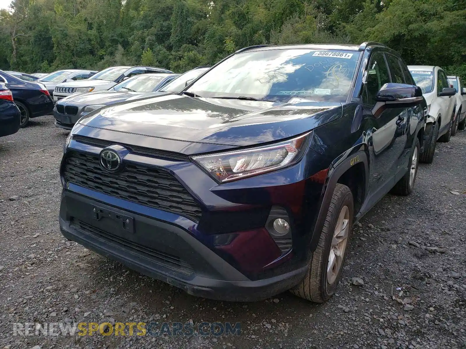 2 Photograph of a damaged car 2T3P1RFV0KC005248 TOYOTA RAV4 2019