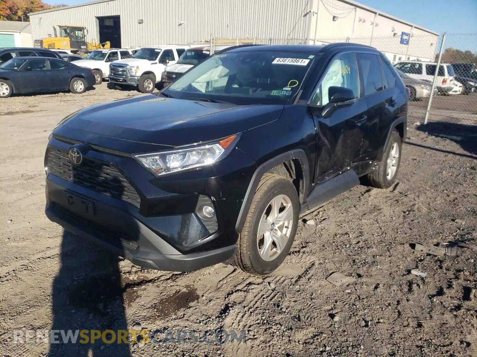 2 Photograph of a damaged car 2T3P1RFV0KC015018 TOYOTA RAV4 2019
