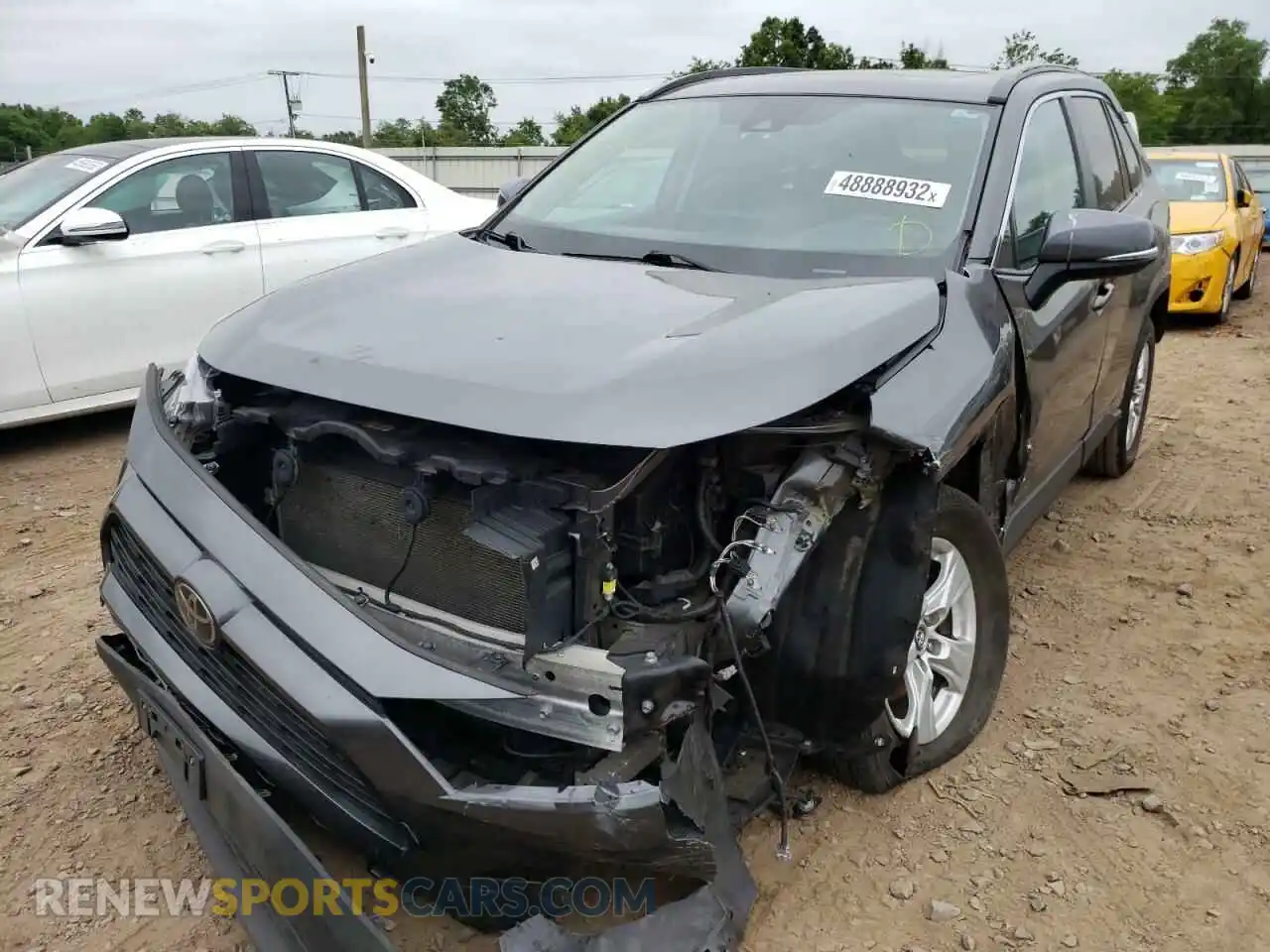 2 Photograph of a damaged car 2T3P1RFV0KC016444 TOYOTA RAV4 2019