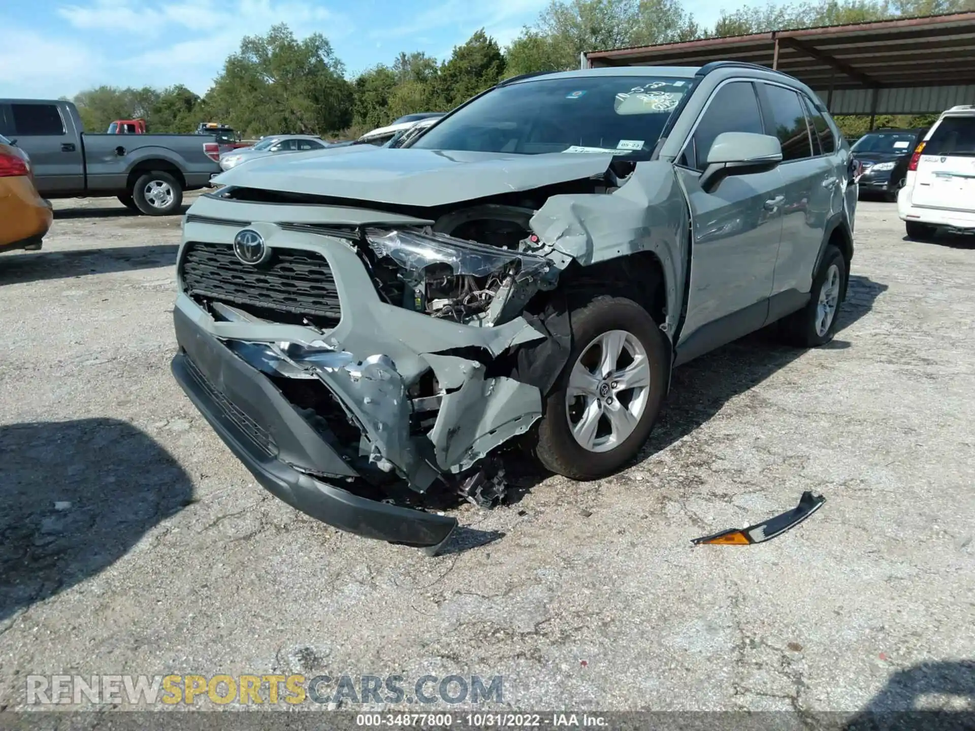 2 Photograph of a damaged car 2T3P1RFV0KC024897 TOYOTA RAV4 2019