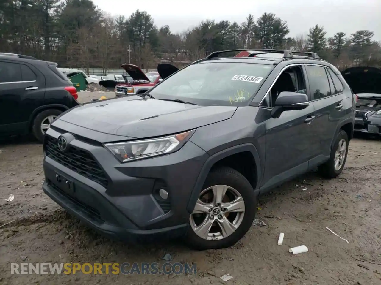 1 Photograph of a damaged car 2T3P1RFV0KC037651 TOYOTA RAV4 2019