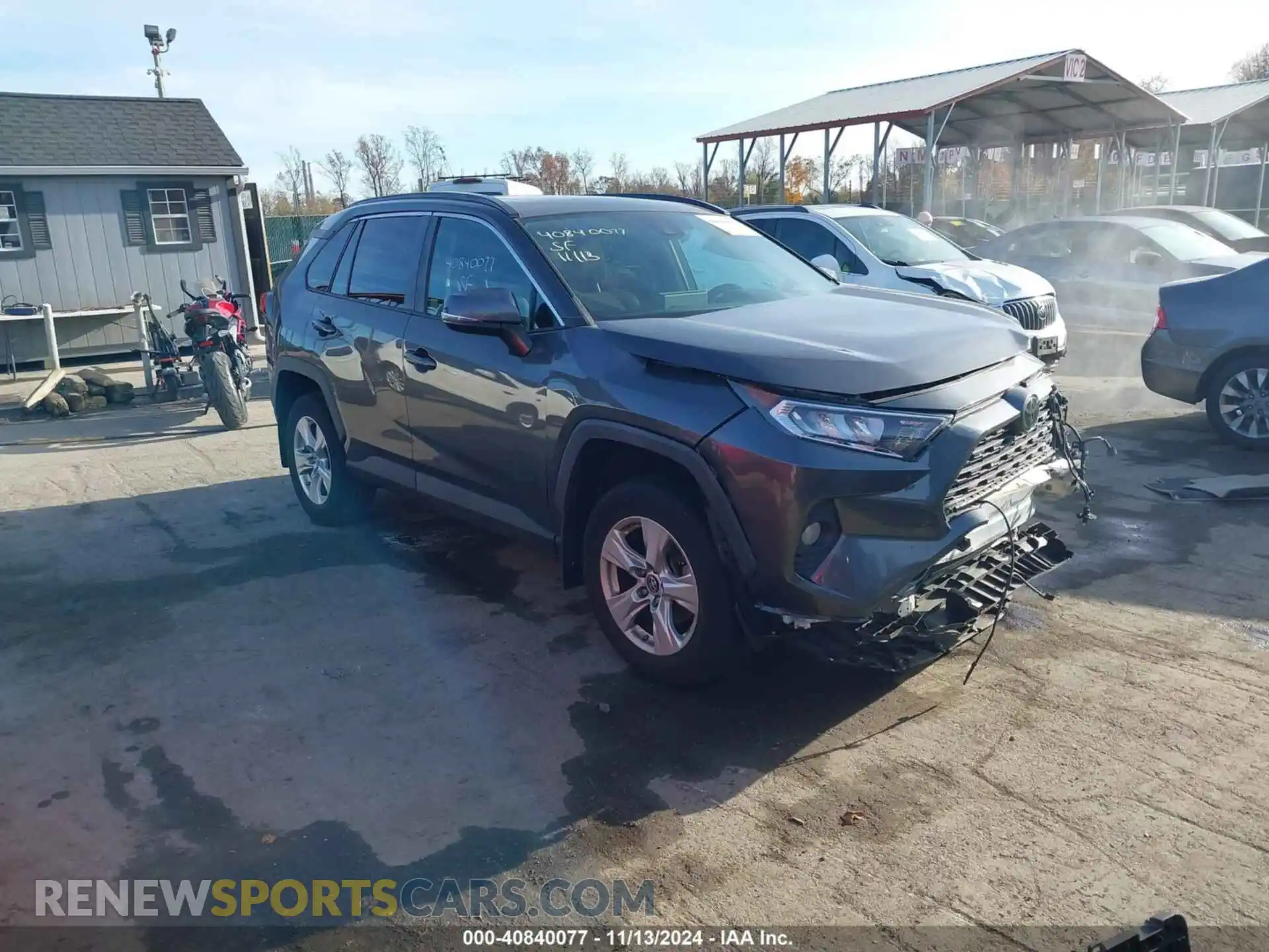 1 Photograph of a damaged car 2T3P1RFV0KW039351 TOYOTA RAV4 2019