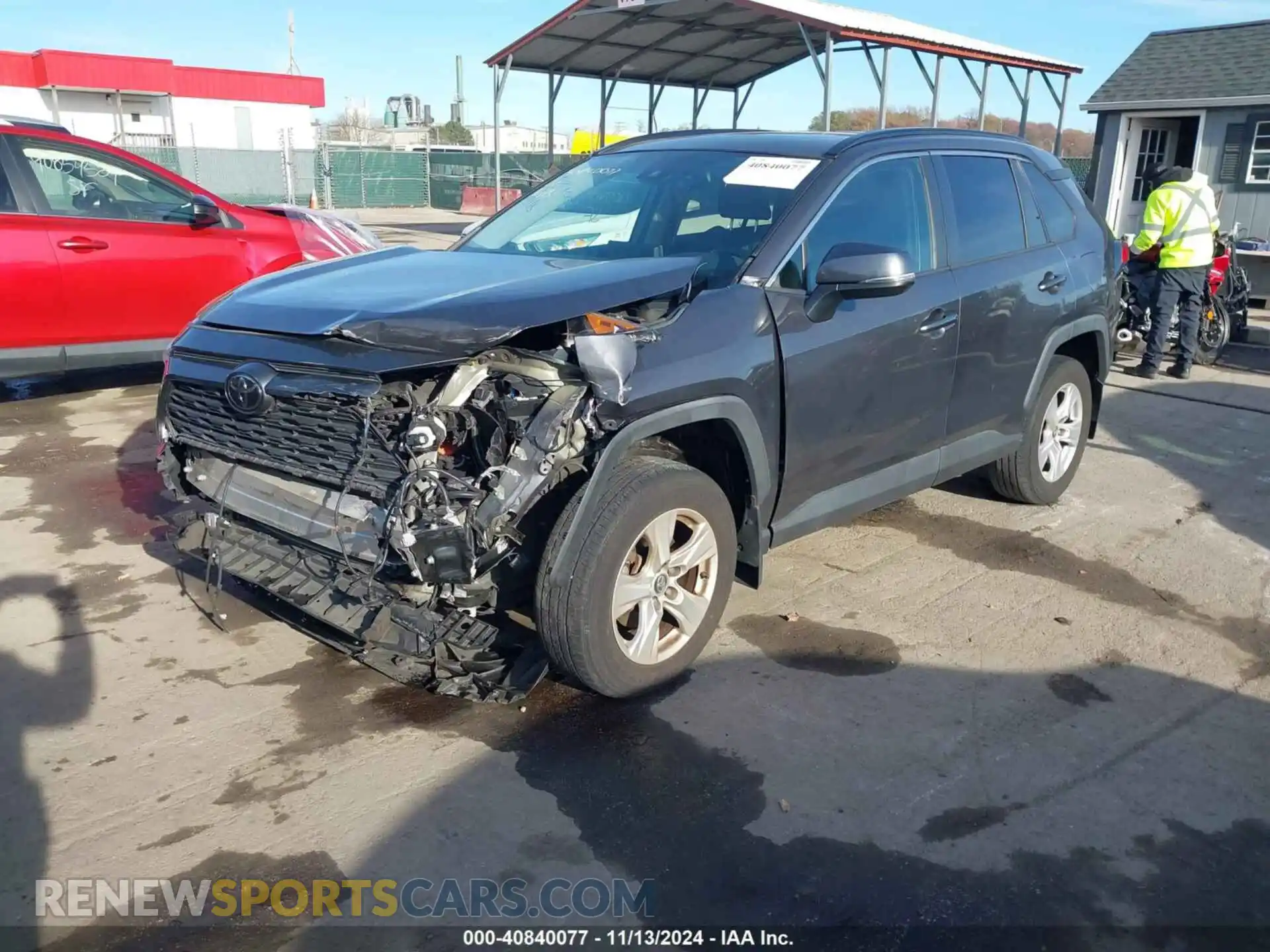2 Photograph of a damaged car 2T3P1RFV0KW039351 TOYOTA RAV4 2019