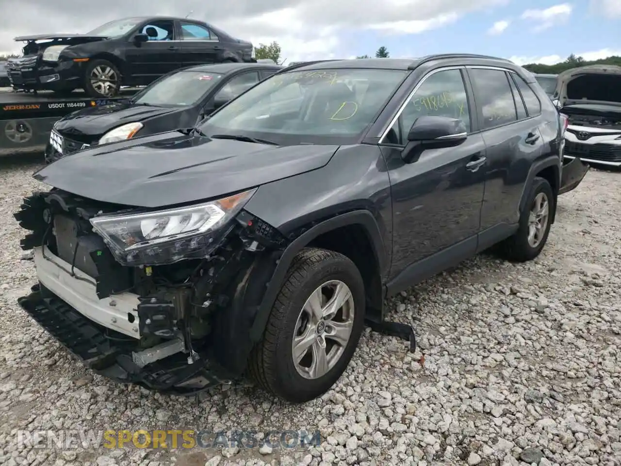 2 Photograph of a damaged car 2T3P1RFV1KC019207 TOYOTA RAV4 2019