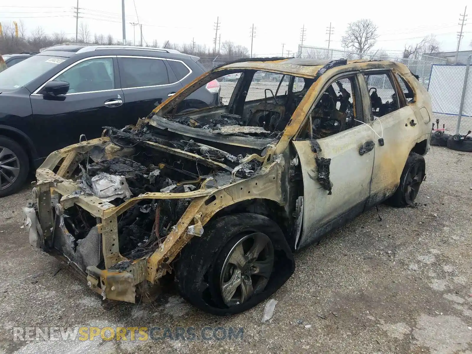 2 Photograph of a damaged car 2T3P1RFV1KC022043 TOYOTA RAV4 2019