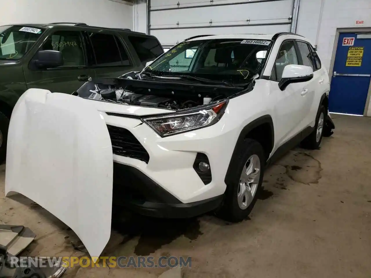 2 Photograph of a damaged car 2T3P1RFV1KW073587 TOYOTA RAV4 2019