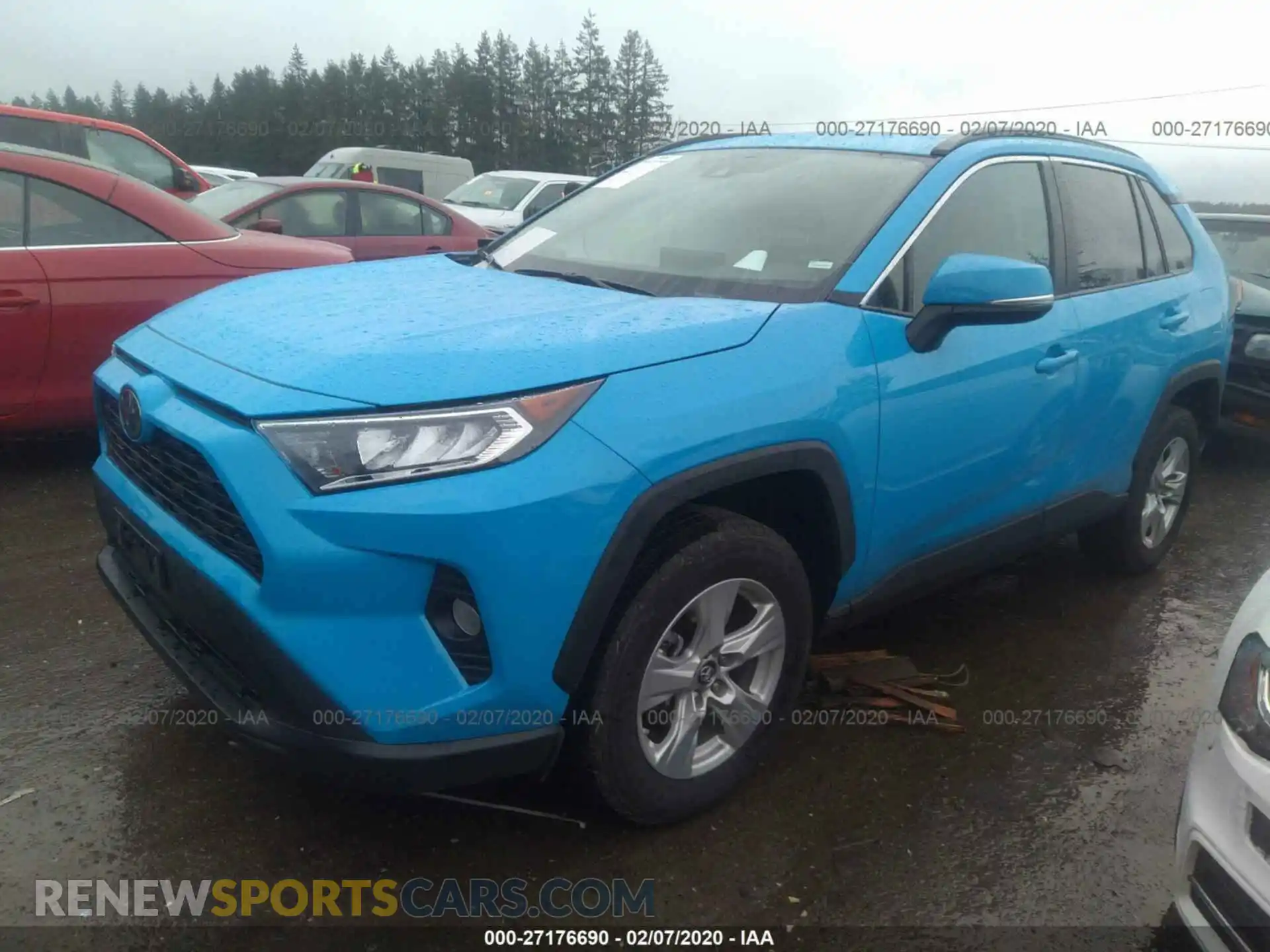 2 Photograph of a damaged car 2T3P1RFV2KC002948 TOYOTA RAV4 2019