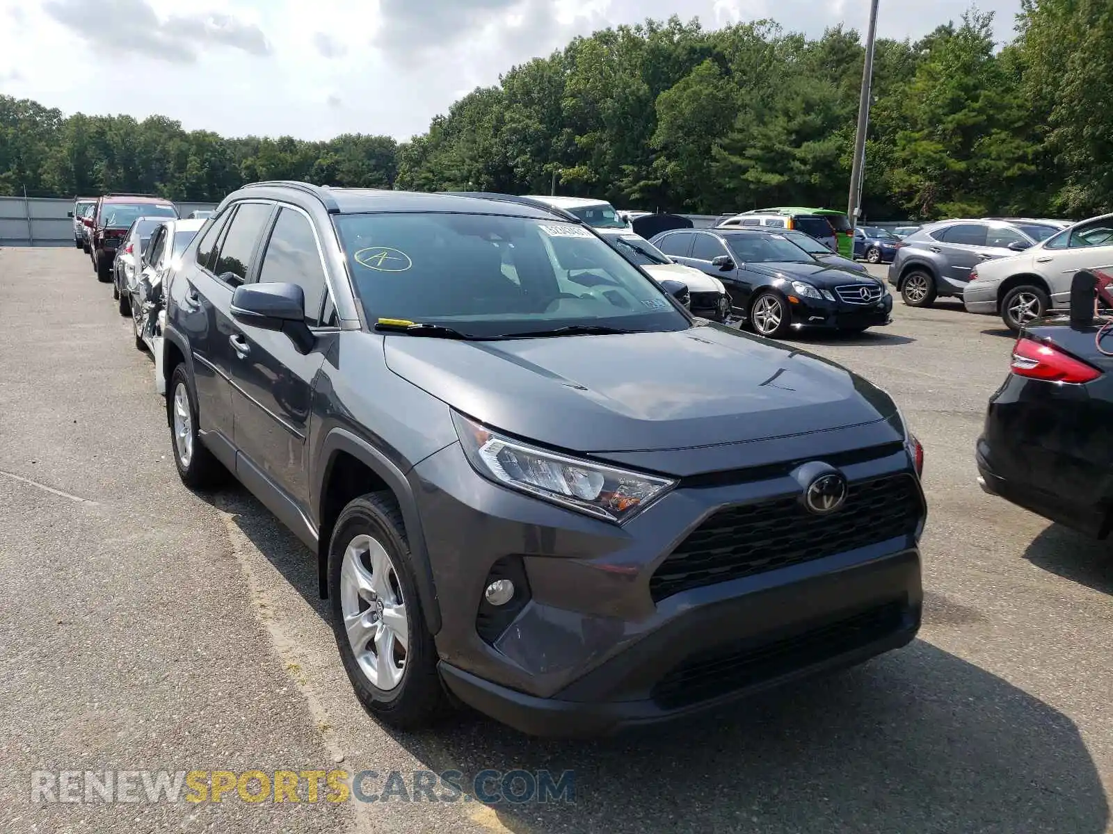 1 Photograph of a damaged car 2T3P1RFV2KC015294 TOYOTA RAV4 2019