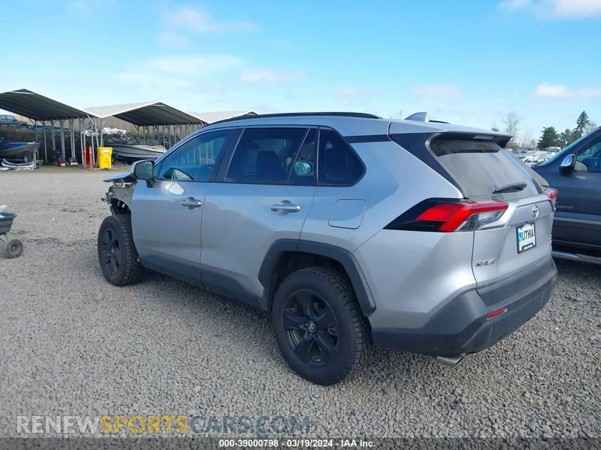 3 Photograph of a damaged car 2T3P1RFV2KC019720 TOYOTA RAV4 2019