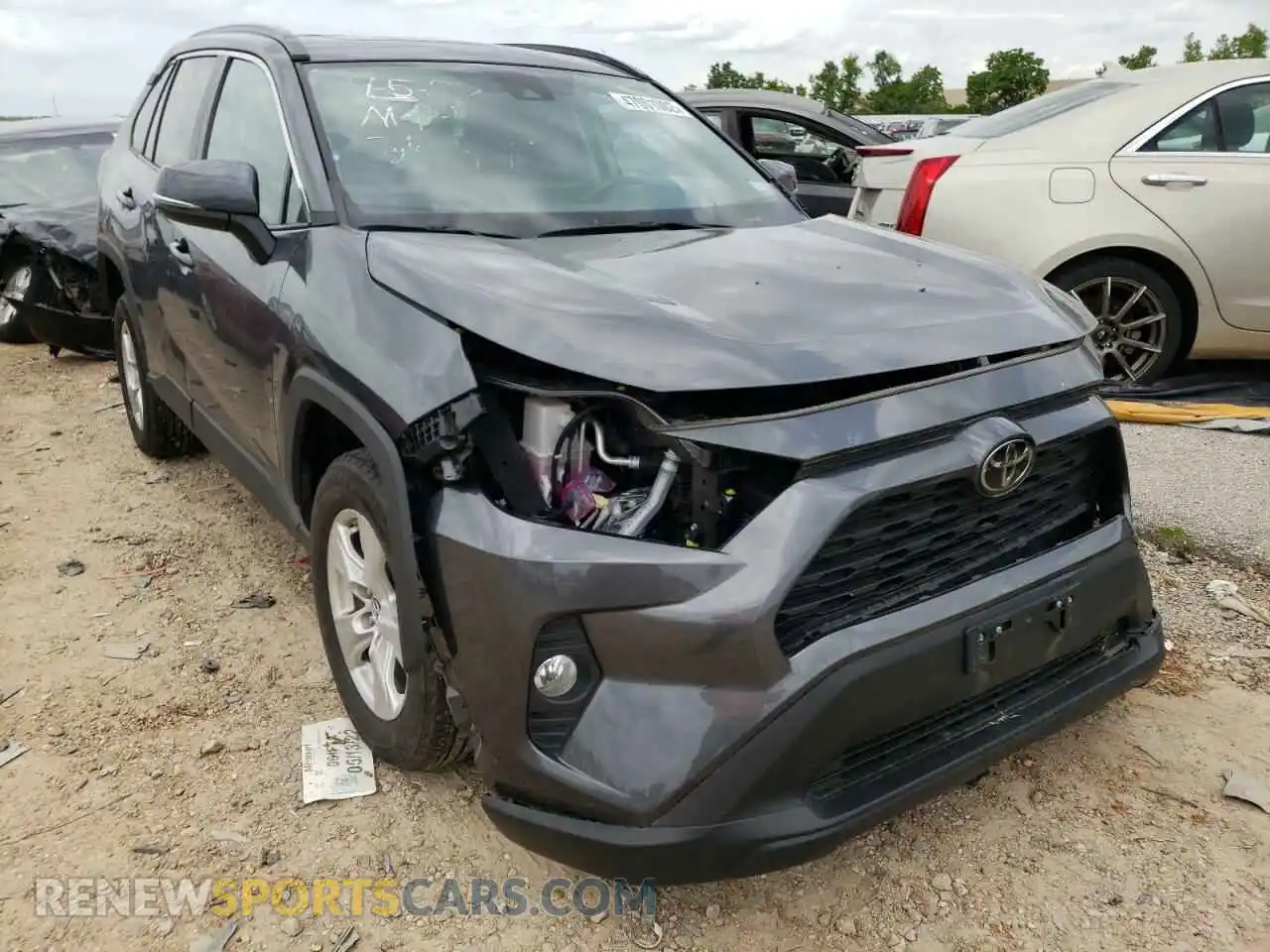 1 Photograph of a damaged car 2T3P1RFV2KC021760 TOYOTA RAV4 2019