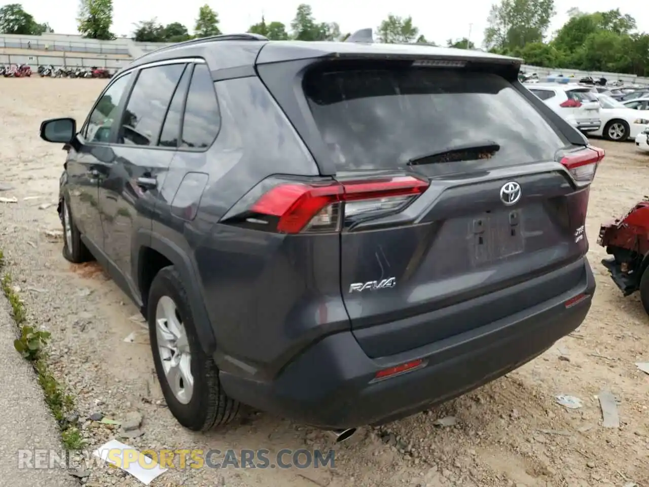 3 Photograph of a damaged car 2T3P1RFV2KC021760 TOYOTA RAV4 2019